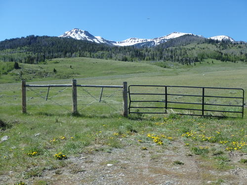GDMBR: Where we sat and had a snack.